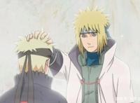 《火影》同人漫画，鸣人与水门首次见面没有感动，反而讨要生活费