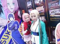 火影：cos纲手小樱师徒二人照，小樱超级美，网友：纲手真大！