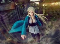 火影忍者：外国人cosplay的纲手，图三身材神还原，图五气质最佳