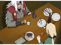 火影：自来也和纲手小聚，旁边的美女是亮点，鸣人看了要吃醋