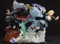 火影：自来也和纲手情侣手办，动漫里无缘动漫外却能相守