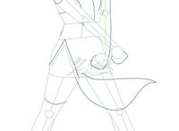 春野樱绘画技法