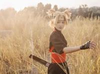 火影忍者：手鞠cos，虽然身材完美还原，但是假发真的糟糕