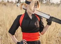 火影忍者：手鞠cos，虽然身材完美还原，但是假发真的糟糕