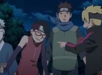 木叶丸沦为人肉沙包，博人再使美人计，身材更劲爆，就是不露脸