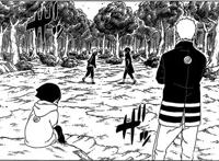 火影博人传漫画30回：鸣人对战壳组织女人造人，果心居士看戏！