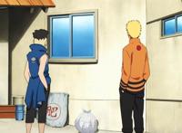 博人传195集国内停播，鸣人把川木拥入怀中，两人如同父子