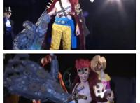 海贼王Cosplay大赛，布鲁克的外貌和肢体神还原，基德简直是本人