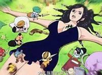《海贼王》男性角色福利，罗宾那些被人吃豆腐的时刻！
