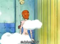 海贼王：娜美洗澡享受纯天然沐浴设备，还好这次山治不在