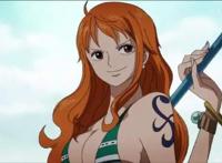 《海贼王》娜美的蜕变，对战若月猎人还欠火候