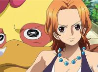 海贼王，在剧场版强者世界中出现的超高颜值的娜美