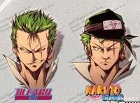 海贼王：索隆乱入动漫世界，鬼灭之刃帅过原版，一拳超人强者画风