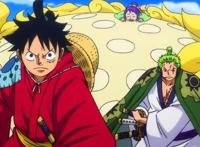 海贼王897：TV版时隔两年多的相遇，路飞飞抱索隆，画面温馨感人