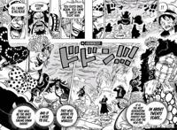 海贼王漫画更新，路飞、索隆站在C位直面凯多、BIGMOM
