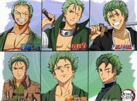 海贼王动漫联动：索隆风格万千，死神版草帽众人集体锥子脸！