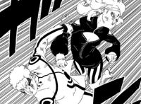 博人传漫画33话：鸣人震怒撑爆迪鲁达，争议之战终于结束