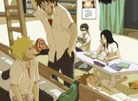 当火影忍者刮起校园风，鹿丸变成不良少年，鸣人用影分身打雪仗