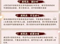 周年庆再送海量金币，许愿宝库返场六个忍者，大和最低680点券！