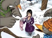 海贼王漫画扉页之罗宾酱！请查收一枚可爱又腹黑的草帽女神