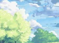 治愈系高清动漫壁纸越努力越幸运冲冲冲