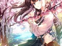 樱花系列高清动漫少女壁纸（下）