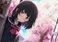 樱花系列高清动漫少女壁纸（下）