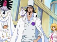 海贼王886：天龙人向白星施暴的时候，卡普去哪了？