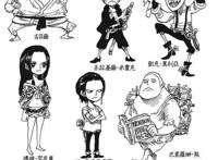 尾田曝出海贼王人物的幼年期，看看和现在有什么区别呢？