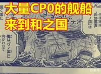 海贼王，CP0路奇的大量舰船到达凯多周围，保镖史翠西与卡库出场