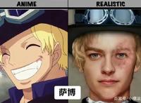 《海贼王》被AI还原成真人版，艾斯萨博秒破壁，战国撞脸王宝强