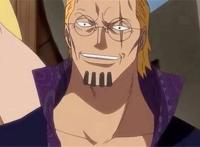 海贼王雷利年轻时疤痕在左眼，老了就变成右眼了