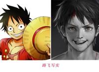 当海贼王5大男神变成真实画风，路飞变得很稚嫩，山治有点痞气