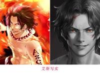 当海贼王5大男神变成真实画风，路飞变得很稚嫩，山治有点痞气