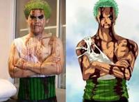 泰国小哥cos海贼王，香克斯看着都疼，白星效果太赞