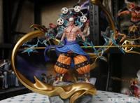 《海贼王》雷神艾尼路雕像，怒发大招效果超霸气