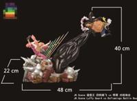 《海贼王》多弗朗明哥手办：脚踩琵卡，笑容狂野，形象阴邪骇人！