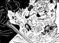 海贼王1021话，布鲁克一刀解决7位干部，实力依旧深不见底