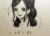 当海贼王人物们进入罗宾的身体，表情都控制不住了，路飞狂流口水