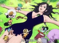 海贼王：小人族视角下的罗宾女神长腿逆天，身体能藏无数小人！