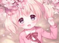 粉粉的动漫美图，女孩子必备的头像壁纸，独一无二的选择