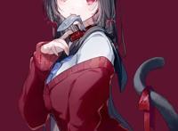 美少女动漫壁纸插画