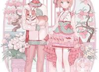 专属于少女的粉色记忆，二次元高清动漫壁纸，别愣着了赶快抱回家