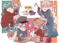 二次元壁纸：美好温馨的日常，画风细腻，色彩艳丽