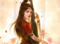 高清动漫人物壁纸，出尘不染的少女，美轮美奂