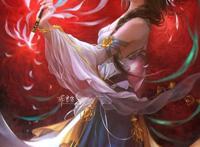 高清动漫人物壁纸，出尘不染的少女，美轮美奂