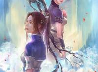 高清动漫人物壁纸，出尘不染的少女，美轮美奂