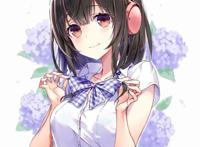 二次元动漫少女壁纸，散发出青春的活力与激情