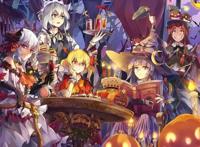 动漫壁纸插画：无悔二次元，来世幻想乡，女巫吸血鬼魔法使的天堂