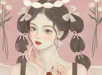 粉粉可爱的优质女生动漫头像